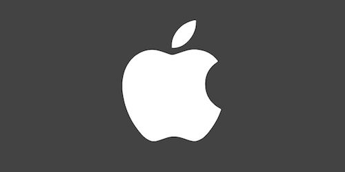 Apple logo, copyright Apple.
