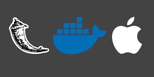 Flask, Docker and Apple logos, copyright their respective owners.