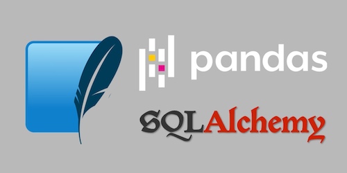 pandas and SQLite logos. Copyright their respective owners.