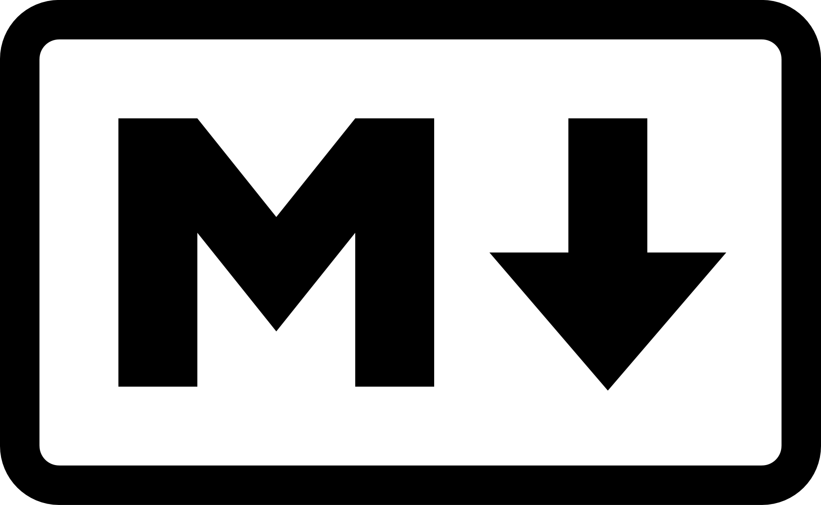 Unofficial Markdown logo.