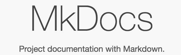MkDocs static site and documentation generator logo.