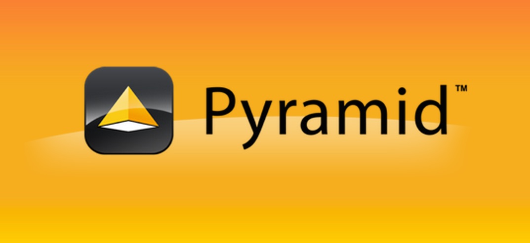 Pyramid web framework logo.