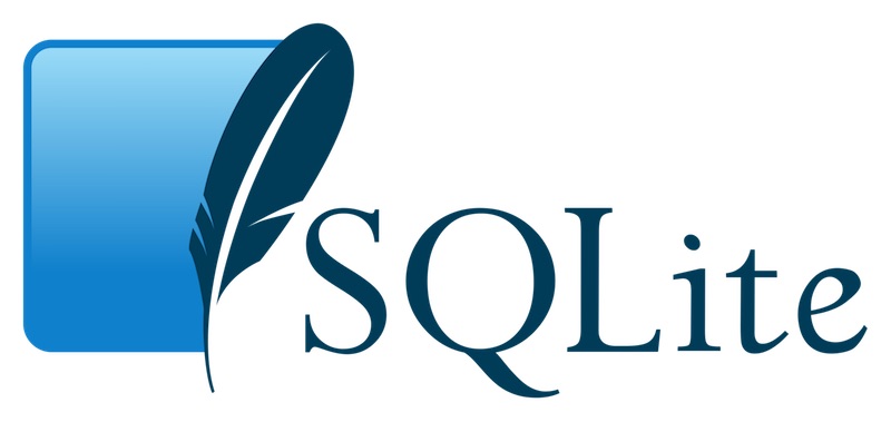 SQLite logo.