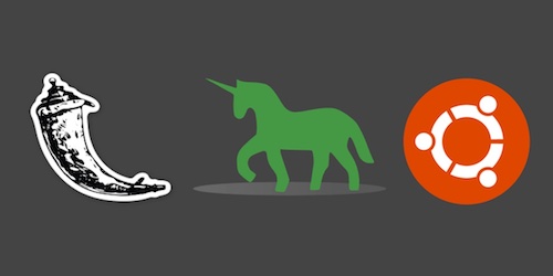 Flask, Green Unicorn and Ubuntu logos. Copyright their respective owners.