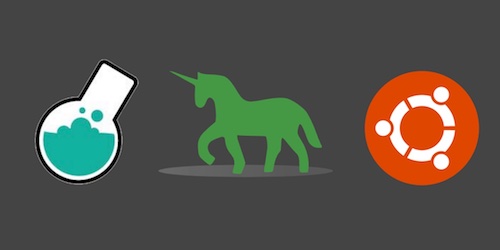 Bottle, Green Unicorn and Ubuntu logos. Copyright their respective owners.