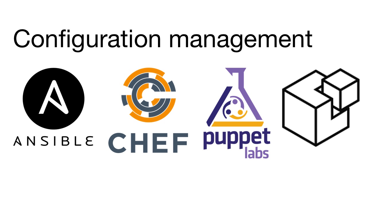 配置管理实现，例如 Ansible、Chef、Puppet 和 SaltStack。