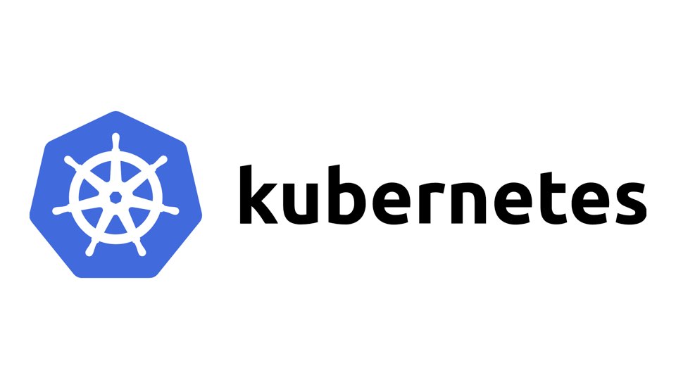 Kubernetes logo.