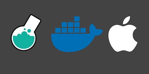 Bottle, Docker and Apple logos, copyright their respective owners.