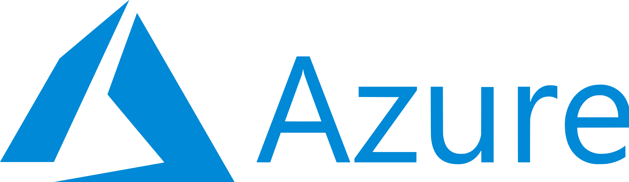 Microsoft Azure logo.