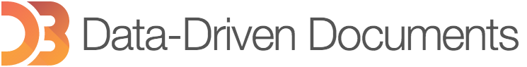 Data-Driven Documents (d3.js) logo.