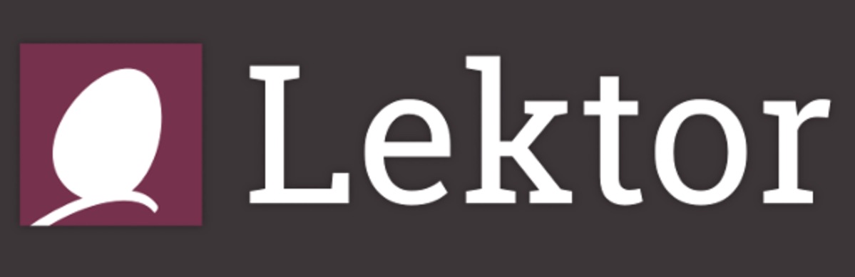 Lektor static website generator logo.