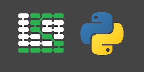 Python programming language and Full Stack Python logos.