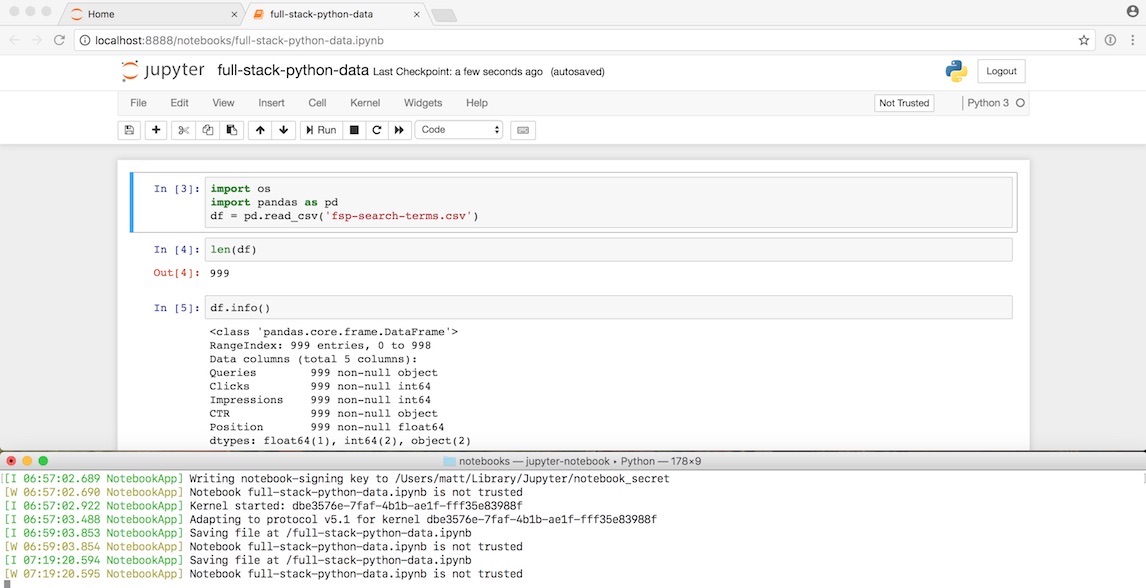 jupyter notebook online ide